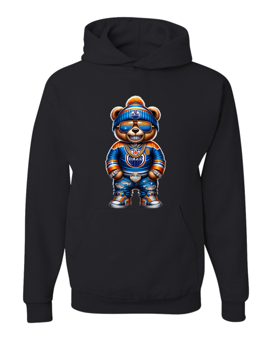 OILERS TEDDY RAPPER HOODIE